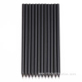 Wooden black colored pencils